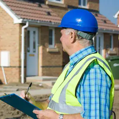 What is the minimum distance between 2 houses? 3 image of surveyor at Faulkner Party wall surveyors Basingstoke : Minimum Distance between two houses Basingstoke